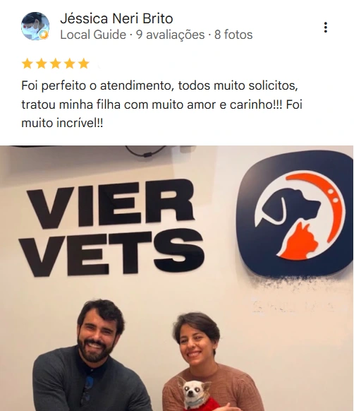 Avaliação real de tutor no Google