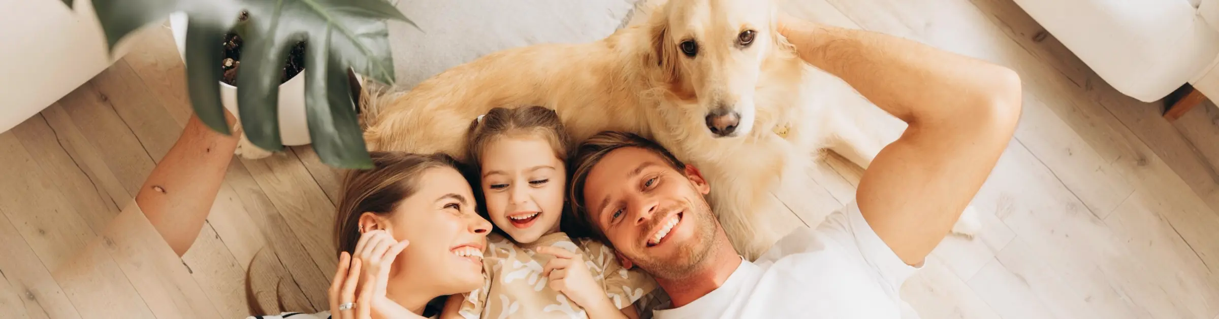 Tutor com seu cachorro recebendo cuidado veterinário